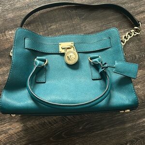 Michael kors teal purse